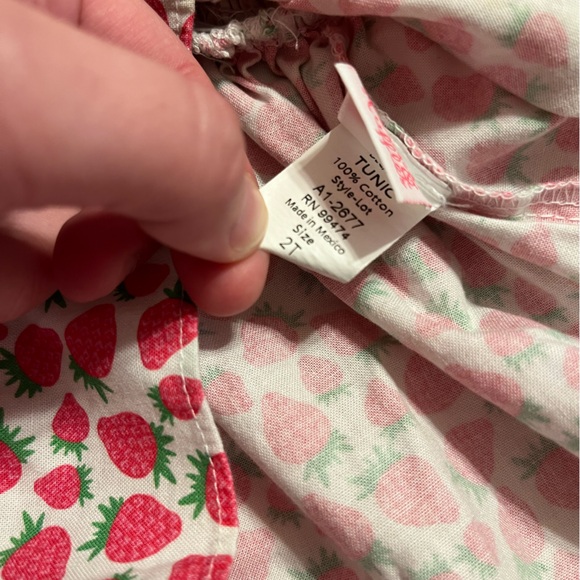 2T RicRac &Ruffles Strawberry Tank Top - Picture 3 of 3